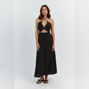 NWT DISSH TILLY BLACK KNIT DRESS